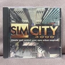 Sim City 3000 PC CD-ROM, 1999 Vintage Maxis EA Simulation Game