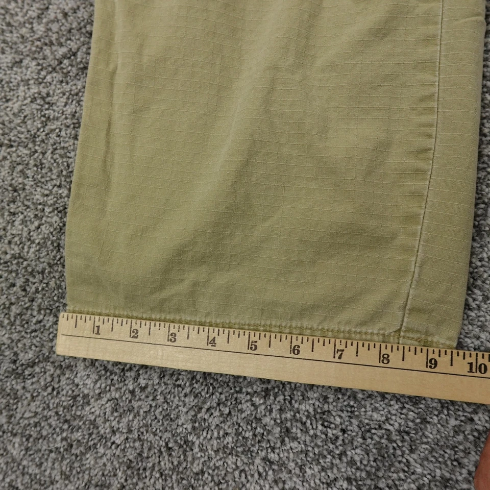 VTG American Eagle Pants Mens 30X32 Beige Cargo Military Paratrooper Grunge Y2K - Image 4 of 4