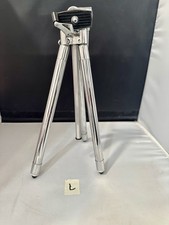 Vintage Sunset Chrome Tripod 46" Telescoping Lightweight Camera Stand with Case