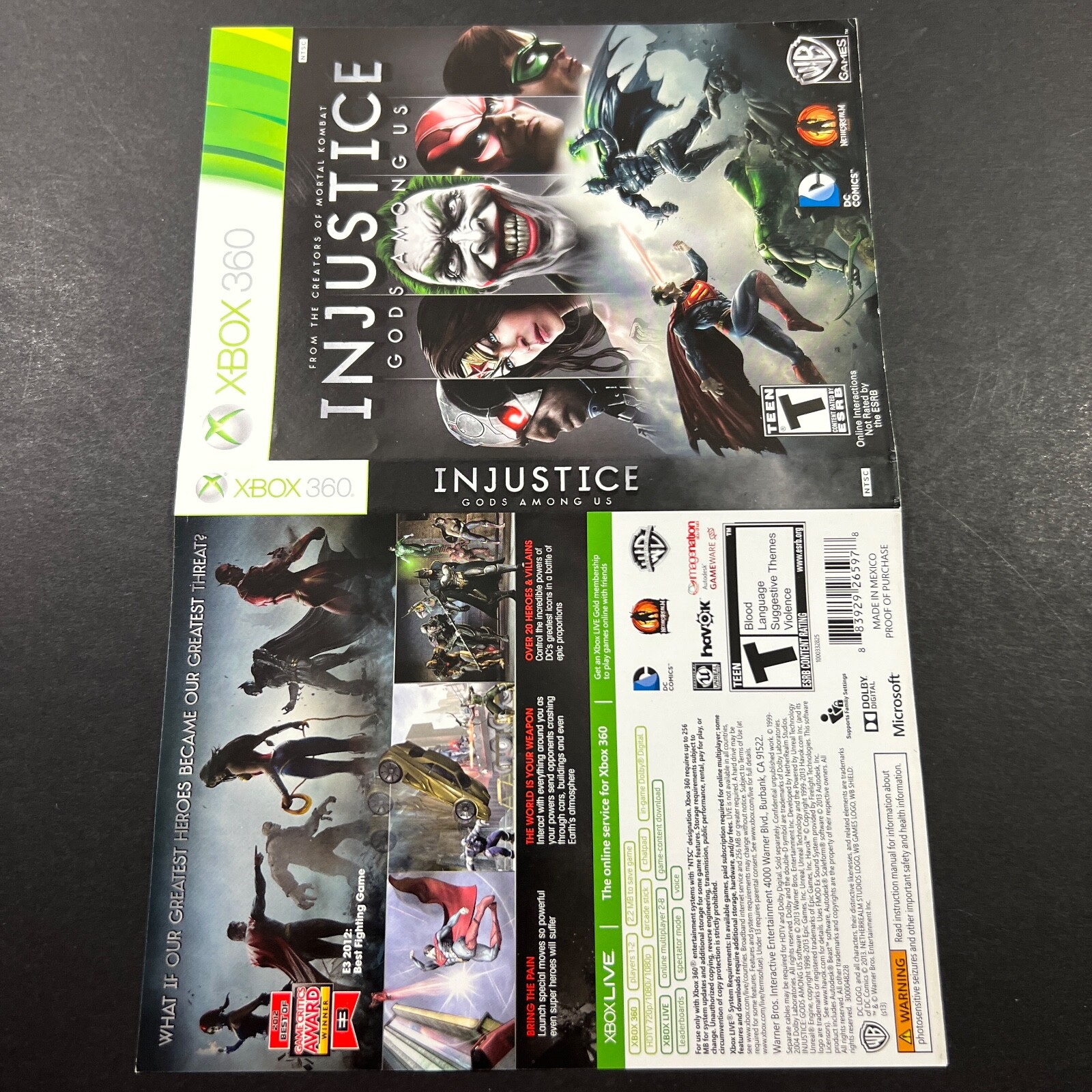 Best Buy: Injustice: Gods Among Us Xbox 360 1000332825