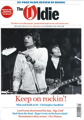 Oldie Magazin,Mick Jagger,Keith Richards,Kelsey Grammer, Macca, Juli 2023