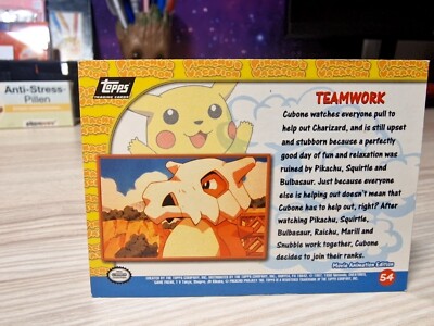 Topps Pokémon - Teamwork #54 - Picachu's Vacation   