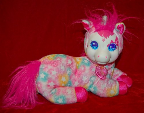 VINTAGE TOYS Unicorn Colorful Stars Adorable Plush! - Picture 3 of 5