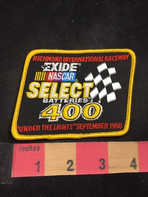 Exide NASCAR Richmond International Raceway Select Batteries 400 Patch 80NT