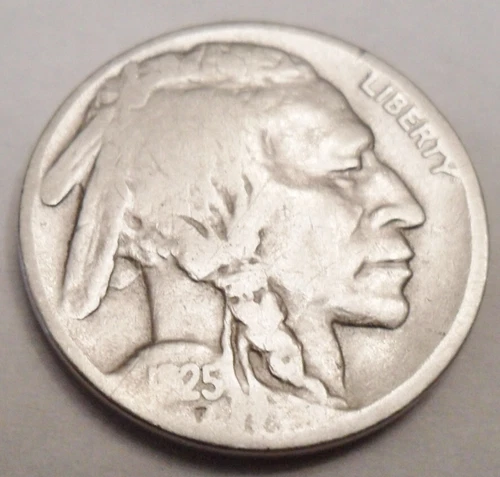 1925 D INDIAN HEAD "BUFFALO" NICKEL CULL **FREE SHIPPING**