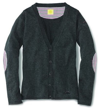 Women's VW Cardigan Grey Wool Cotton GENUINE Beetle Collection Merchandise - Imagen 1 de 8