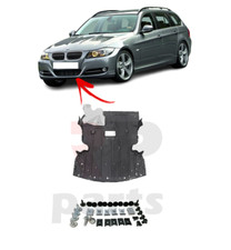 PER BMW 3 E90 E91 E92 E93 04-12 NUOVO COPERCHIO VANO MOTORE INFERIORE CON PARTI DI MONTAGGIO