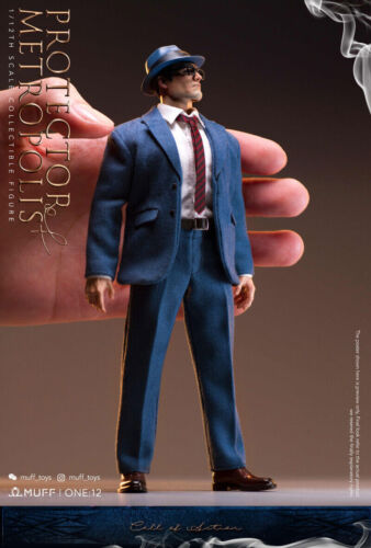 Muff Toys 1/12 Superman Metropolis Reporter Clark Figur Statue Modell Sammeln - Bild 15 von 24