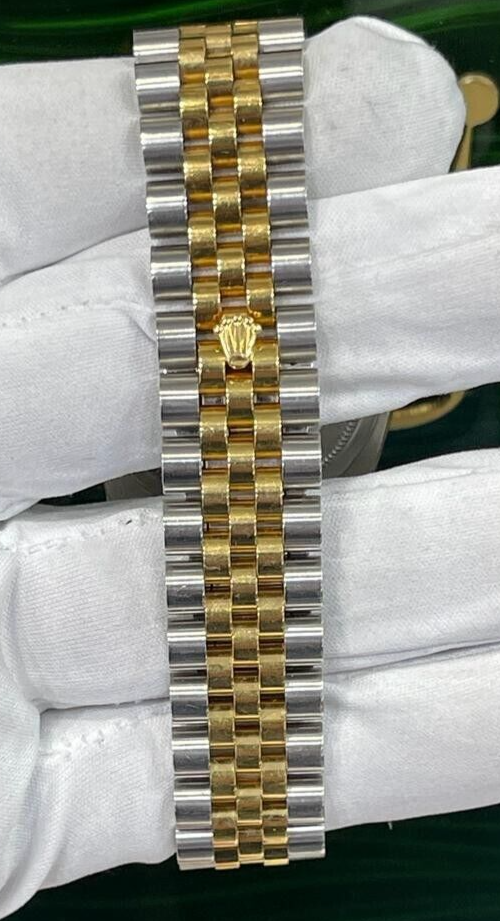 Rolex Datejust 18k Yellow Gold/Steel Tuxedo Bullseye