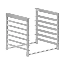 Under Table-Mounted Aluminum 6 Tier Sheet Pan / Bun Pan Rack. NSF