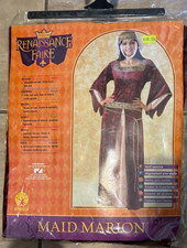 Renaissance Faire Maid Marion Gothic Dress Rubies Costume NEW Womens 1 size