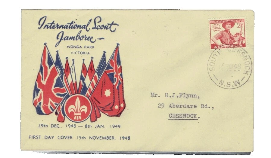 Escotismo Envelopes de Primeiro Dia de Futebol