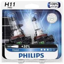 2x Philips H11 Upgrade Extra Bright Vision 12362 Halogen Light Bulb Germany Beam 2x Philips H11 Upgrade Extra Bright Vision 12362 Halogen Light Bulb Germany Beam