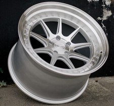 19 Aodhan Dsx Wheels 19x11 15 5x114.3 Silver Machined Set 4 Concave Rims