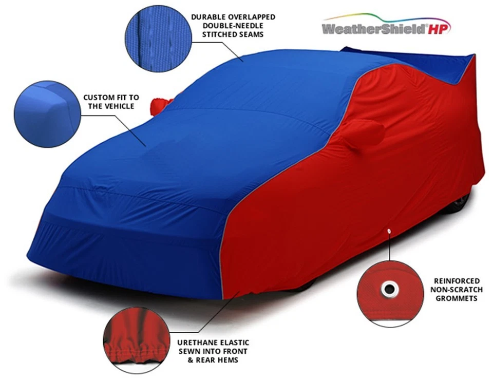 Cubiertas de coche personalizadas Covercraft - WeatherShield HP 2 tonos - interior/exterior - 8 colores Foto 3 de 4