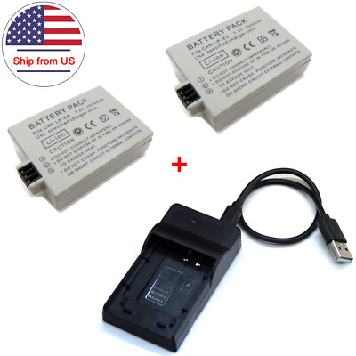 Battery / Charger For LP-E5 Canon EOS 450D 500D 1000D EOS Kiss F X2 X3 Rebel XSi