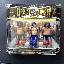 Jakks Wwe Classic Superstar wrestling figure 3 pack Samoans afa sika Lou albano