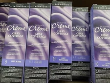 3 THREE BOXES L'OREAL Loreal Excellence CREME Gray Coverage Permanent dye 1.74