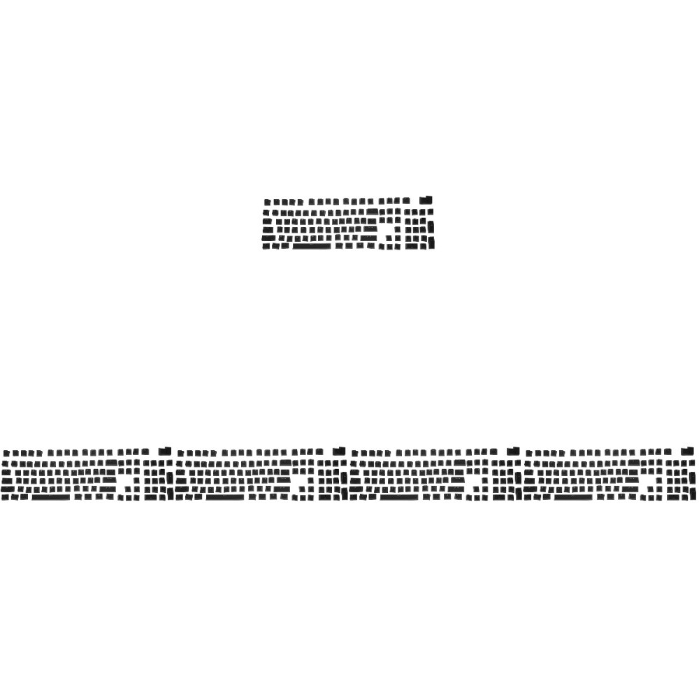 5 Sets Key Caps Mechanical Keyboard Keycaps Gaming Keyboard Keycaps Keyboard-image