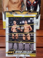 2021 Topps WWE NXT Imperium Wins The NXT Tag Team Championship - Base Card