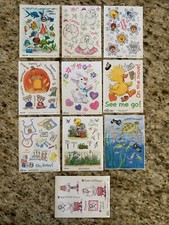 10 Suzy's Zoo sticker sheets lot 1 
