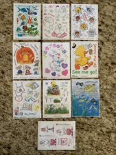 10 Suzy's Zoo sticker sheets (lot 1)