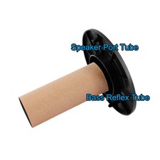 1pcs 146mm Subwoofer Audio Speaker Box Port Tube Bass Reflex Tube Speaker Vent