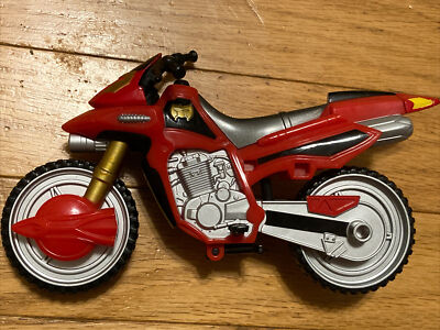 2005 Power Rangers Bandai Red Mystic Force Figure Motorcycle Cycle | eBay