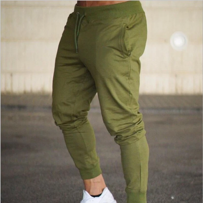 Men Athletic Slim Fit Fitness Pants Jogging Workout Pants Gym Training  Trackpant