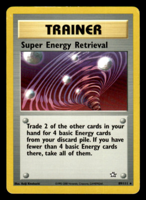 Pokemon Tcg Super Energy Retrieval 89/111 | Neo Genesis Non-Holo