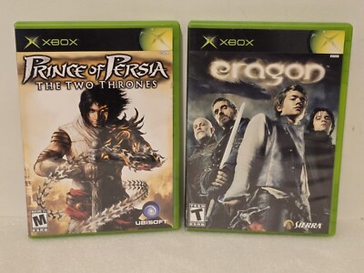Xbox Game Lot Of 2 Eragon And Prince Of Persia Two Thrones Tested Working
