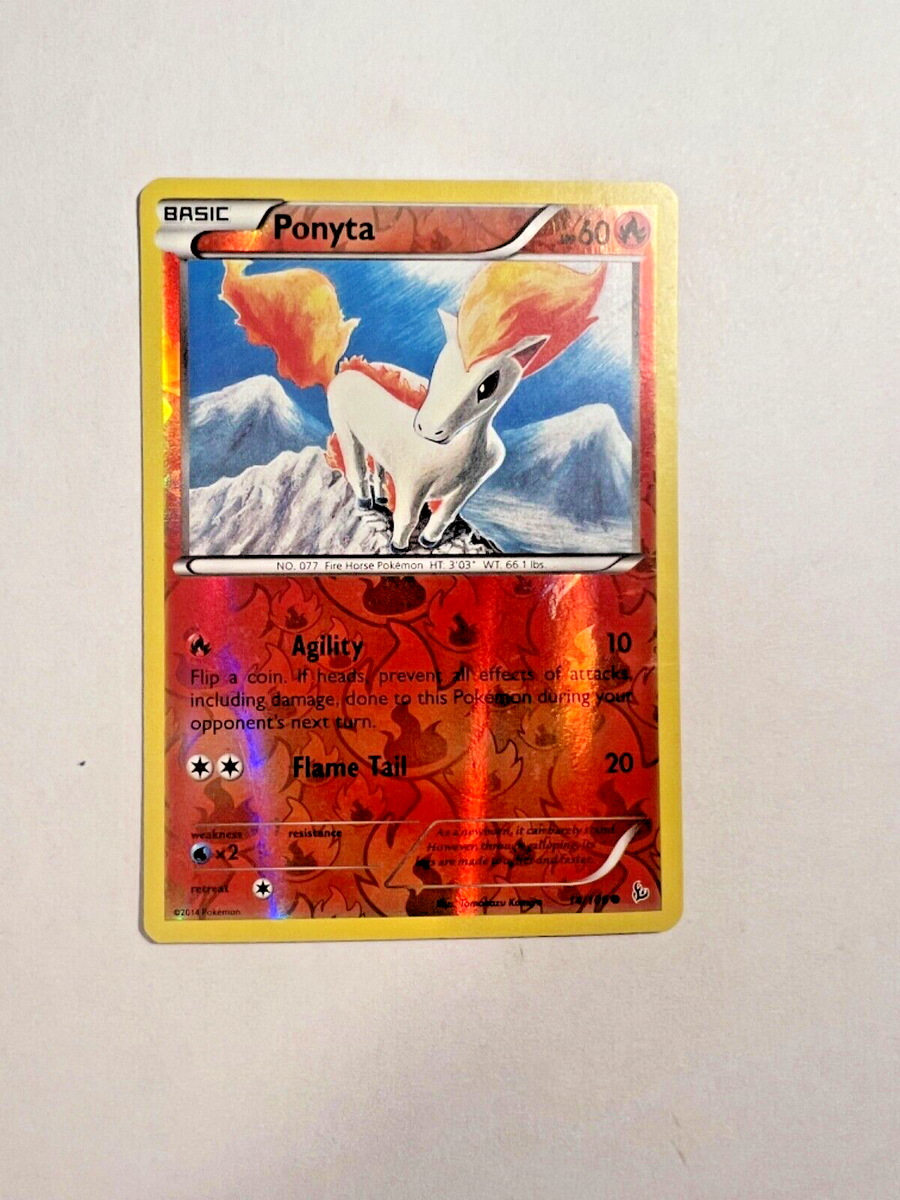 ponyta pokemon cards 077 SV Scarlet & Violet 151 Evolves from null Type Ponyta Pokemon Trading Card Holographic