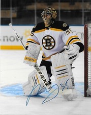 Autographed Boston Bruins Anton Khudobin 8x10 Photo Original