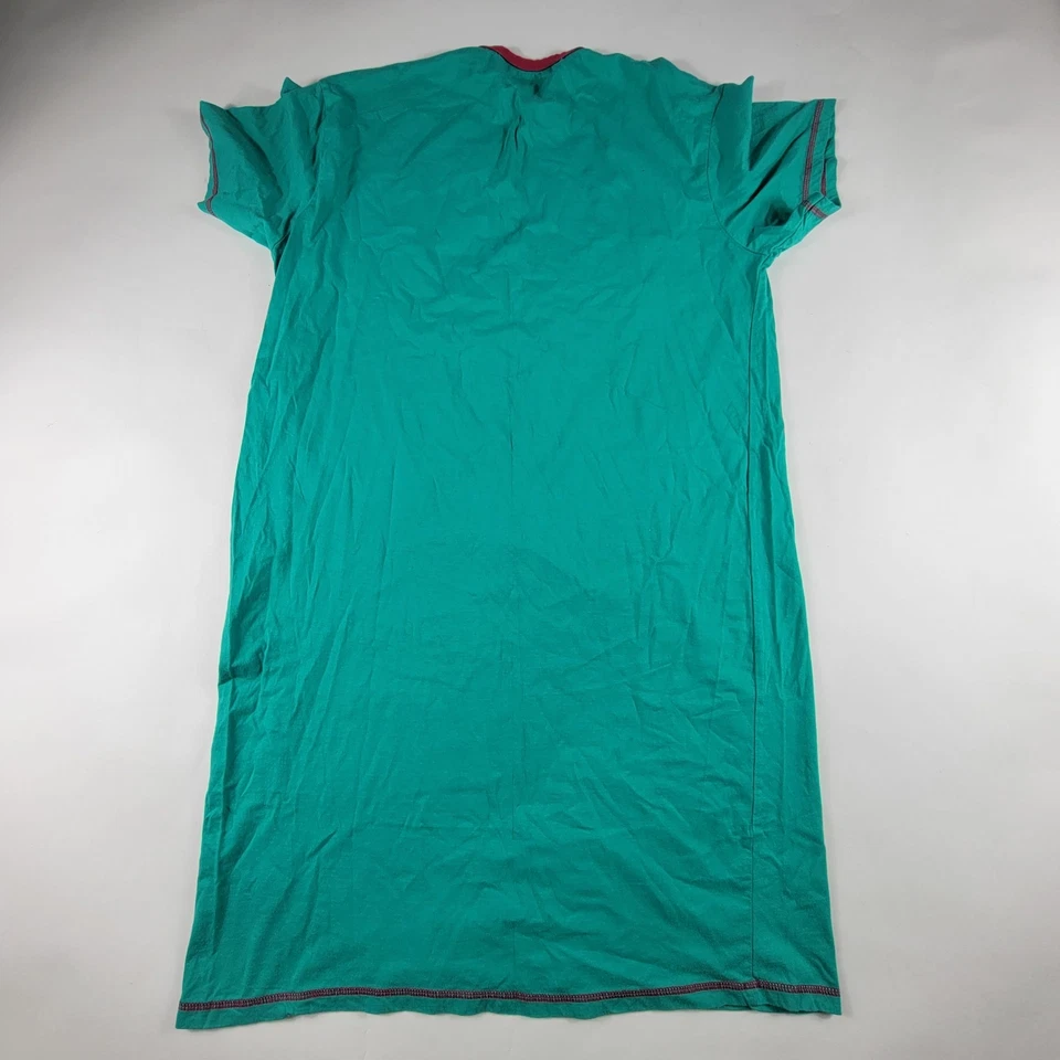 Lazy One Nightshirt I Don't Do Mornings Moose Womans Nightgown Sleepwear OneSize - Image 3 of 4