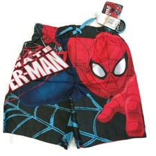 Marvel Comics Spider-Man Youth Boys Size 7 Swim Bottom Trunks UPF 50