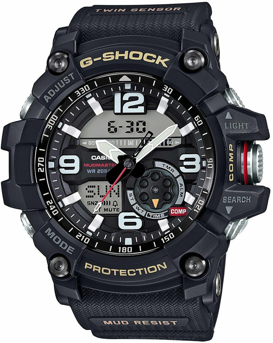 CASIO G-SHOCK MUDMASTER GG-1000-1AJF Twin Sensor Black Watch From 