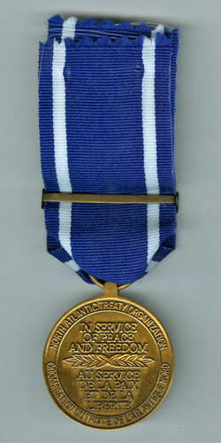 NATO MEDAL - FOR FORMER YUGOSLAVIA with CLASP 'FORMER YUGOSLAVIA' - Picture 2 of 2