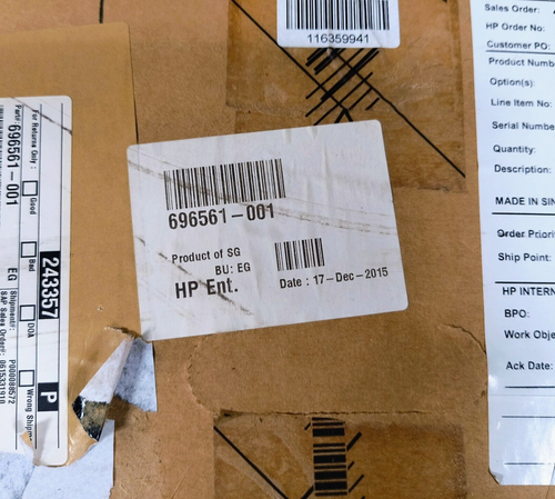 HP Enterprise Secure Key Manager AJ586A 696561-001 ESKM 3.0 Single Node (spare) - 第 7/7 張圖片