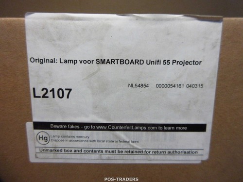 Smart L2107 White Board Interactive System Lamp Unifi 55 Unifi 55w UF55 NEUF - Photo 3/4