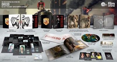 DREDD (2012) - 2D + 3D Blu-ray Steelbook - Full Slip FILMARENA - FAC #50 - NEW