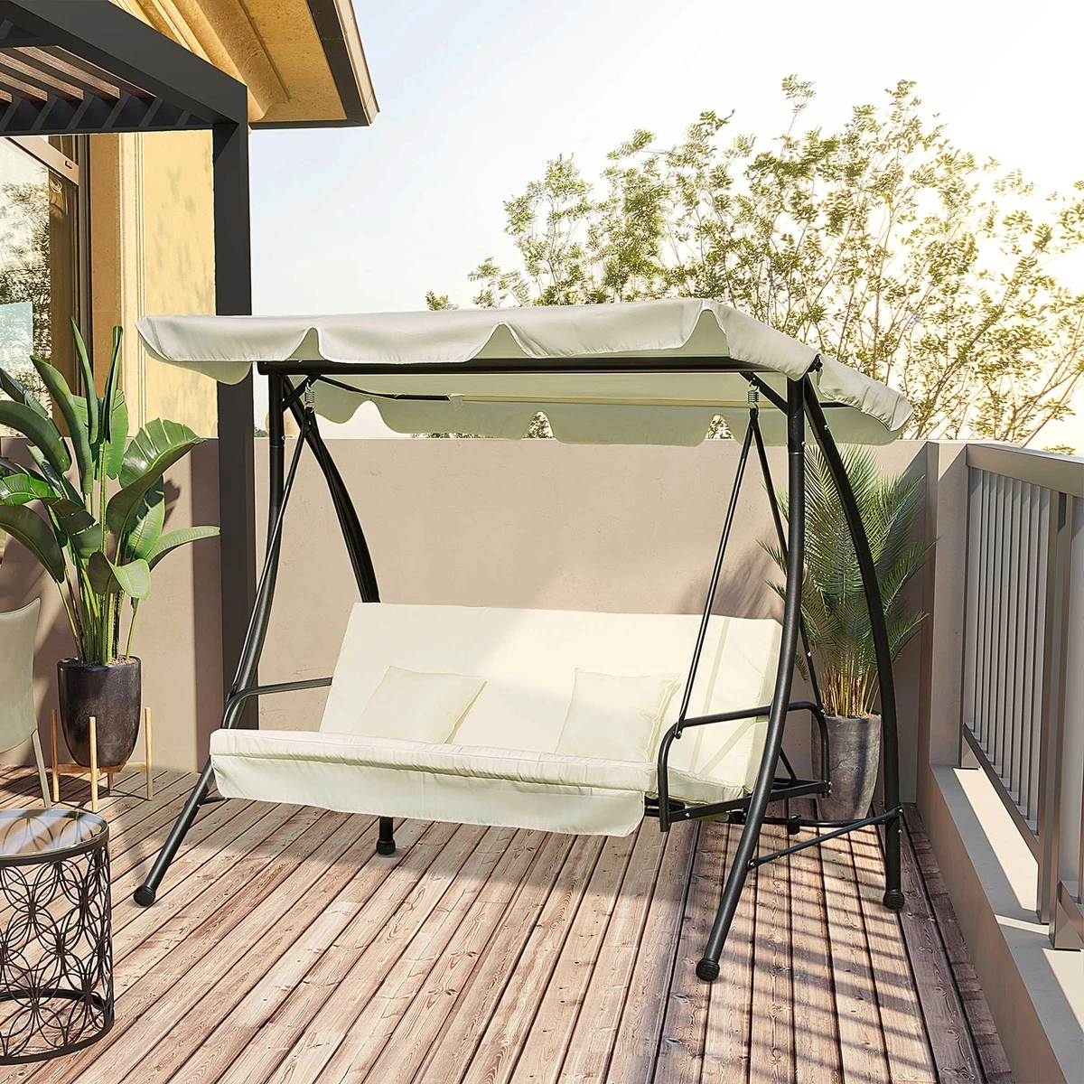 3 seater top hammock swing