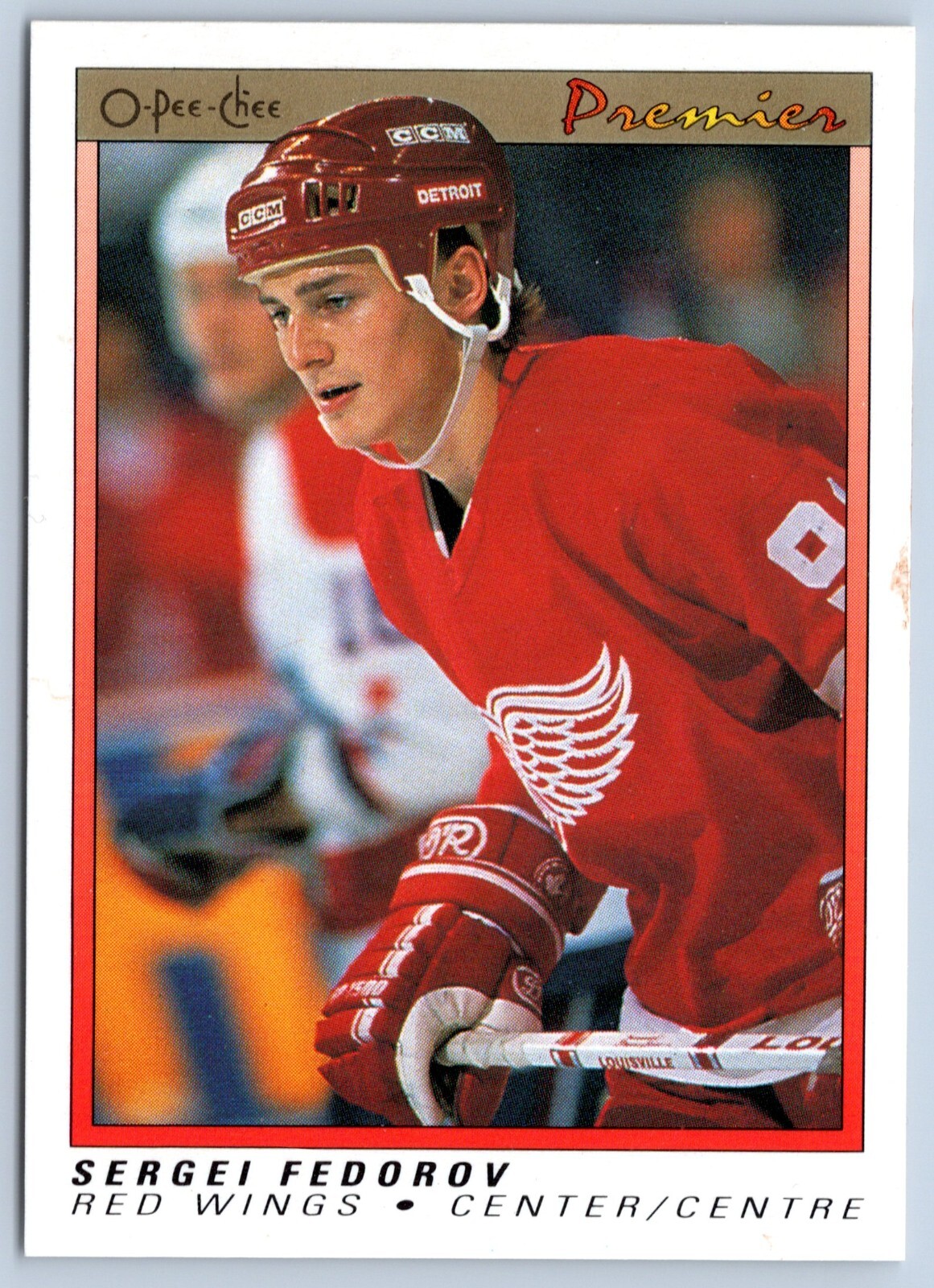 SERGEI FEDOROV RC 1990-91 O-PEE-CHEE PREMIER 90-91 NO 30 NRMINT+ 48644