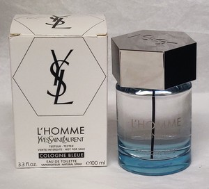 YSL L'HOMME COLOGNE BLEUE YVES SAINT LAURENT EDT SPRAY 3.3 OZ /100 ML TSTR BOX | eBay