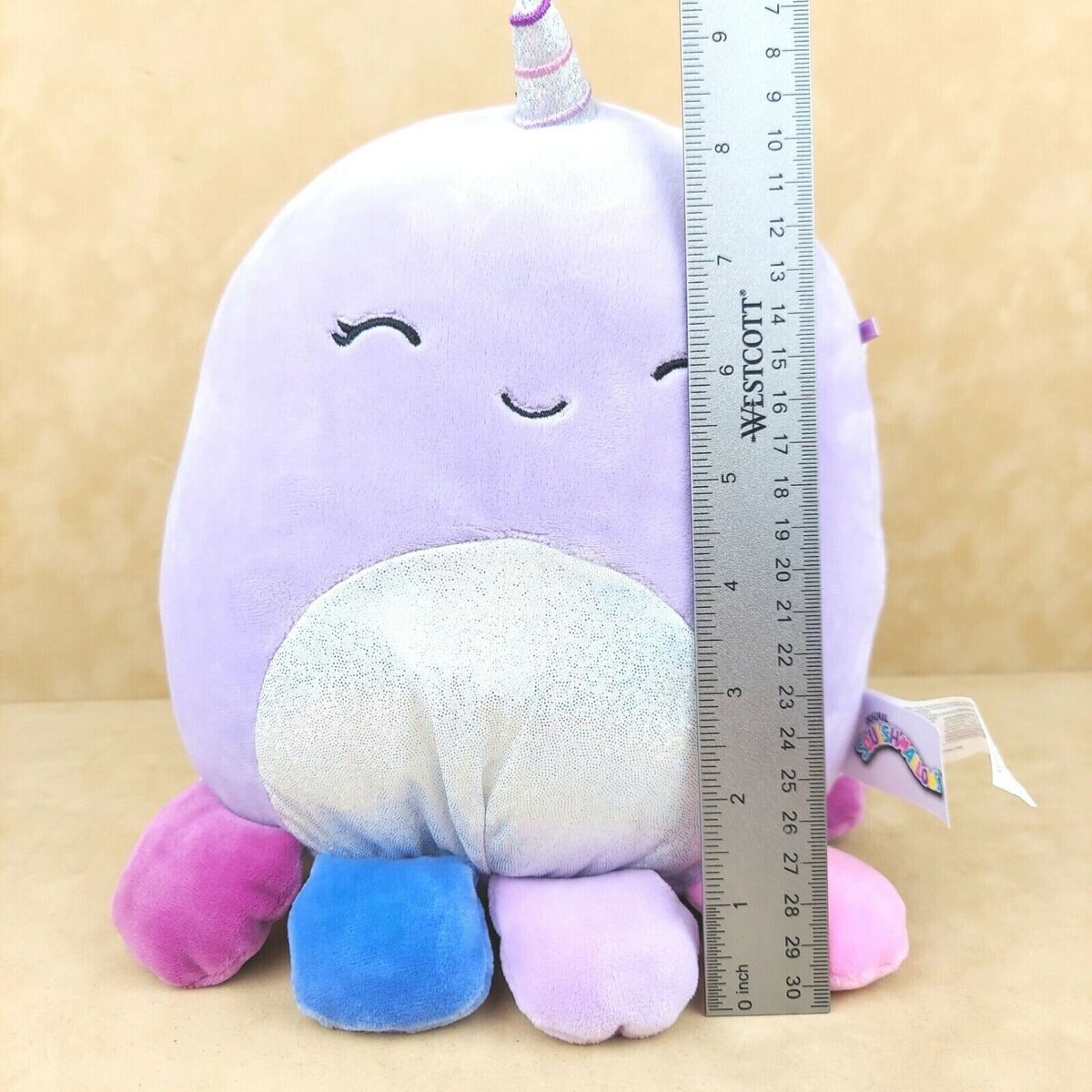 squishmallow Lot Small Medium Purple Octopus Rainbow Unicorn Angel Fantasia  Rare