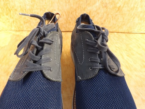 Size 12M Dockers PRIVETT Men Plain Toe Casual Shoes- Navy/Grey- Knit/Suede Top - Picture 4 of 10