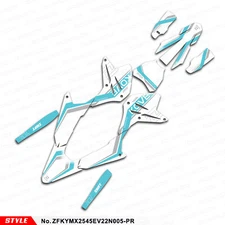 Adhesive Sticker Wrap Design for KOVE MX250 GEN2 MX 450 MX450 Motocross Graphics
