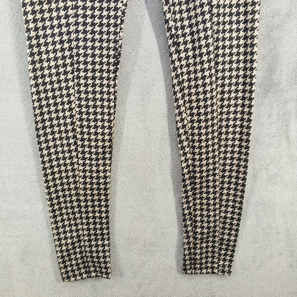 Leggings RUE 21 tiro medio negro y tostado pata de gallo TALLA S Foto 3 de 4