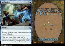 Aetherize Zendikar Rising Commander NM Blue Uncommon MAGIC MTG CARD
