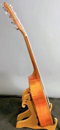 Alulu 8 String Solid curly Acacia Koa wood Tenor Ukulele BU972 - Picture 5 of 10