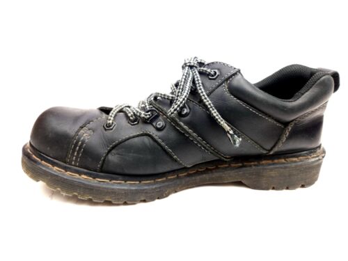 Zapatos Dr. Martens Finnegan Docs Gruesos Derby Cuero Negro EE. UU. Hombres 10/Mujer 11 - Imagen 2 de 10